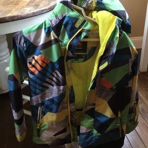 Boys quicksilver snowboard coat